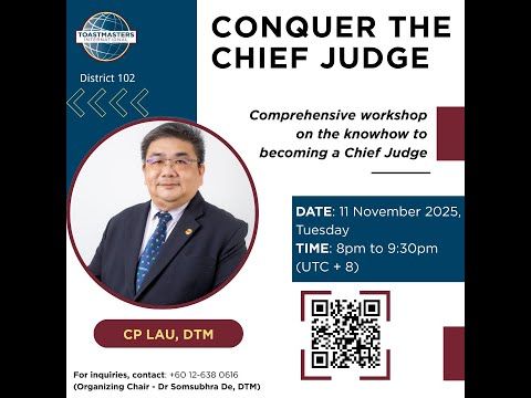Conquer the Chief Judge