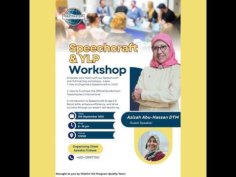 Speechcraft & YLP Workshop